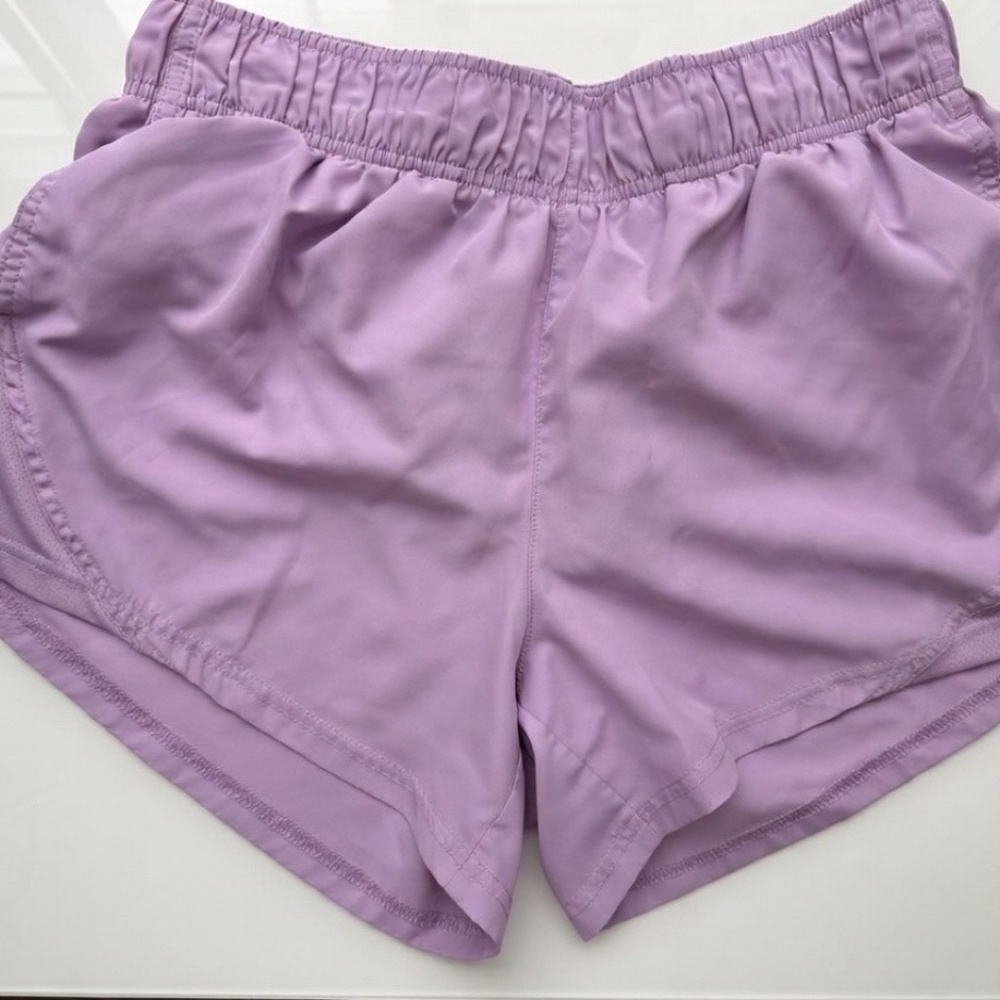 Womens Lilac Workout Shorts